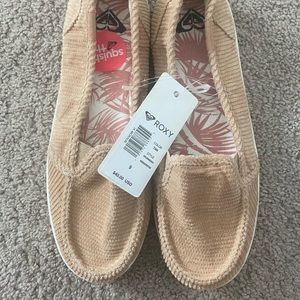 Roxy Tan Slip-On Shoes
